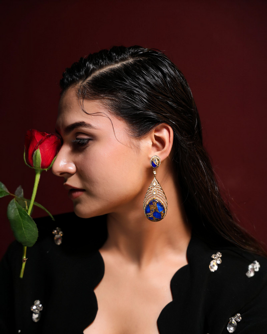 Noiré Blue Danglers